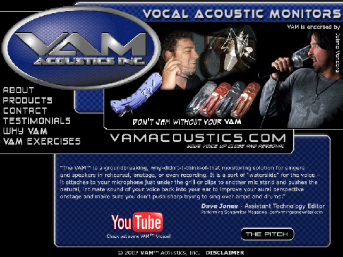 Vocal Acoustic Monitor - vamacoustics.com